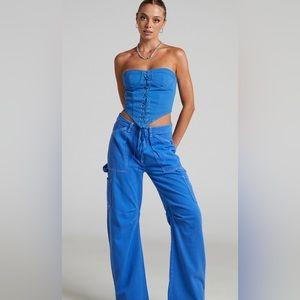 Princess Polly LIONESS - MIAMI VICE PANTS IN BLUE